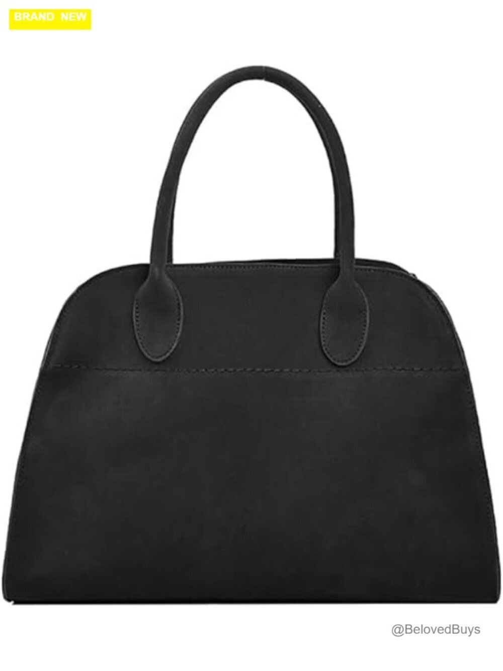 Retro Suede PU Leather Tote Bag Top Handle Crossbody Shoulder Handbag